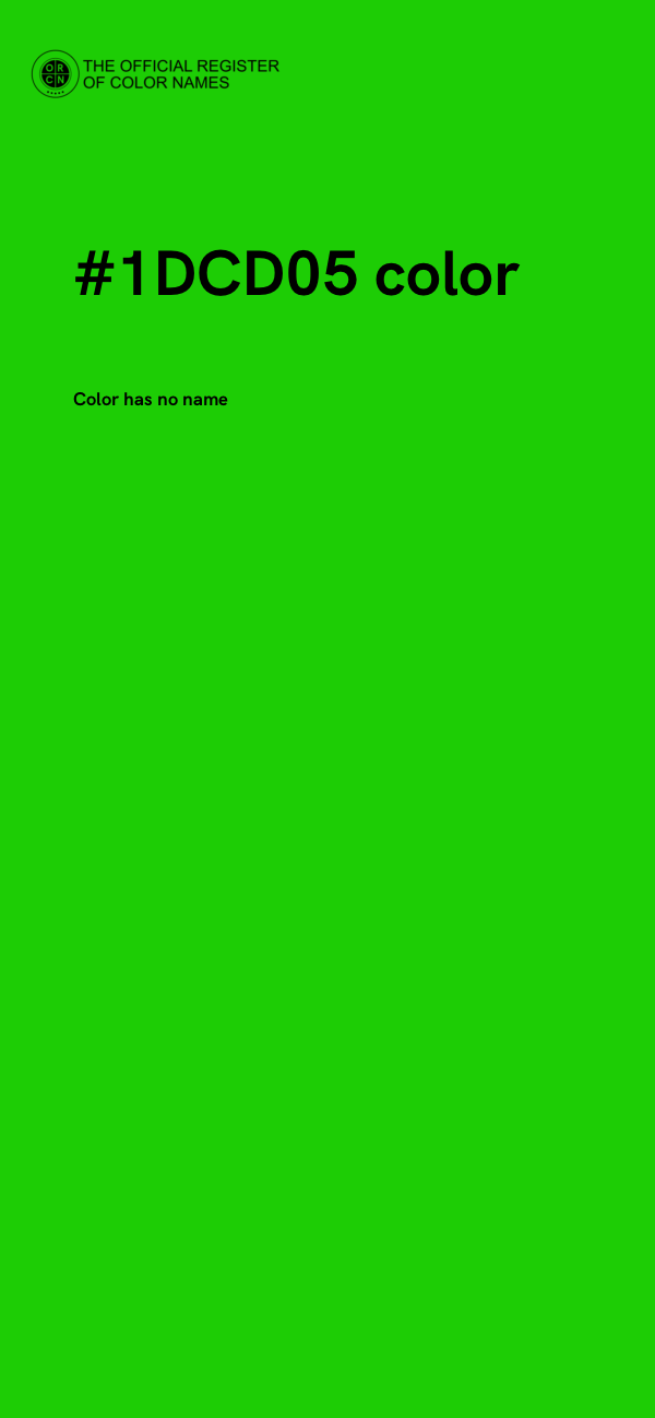 #1DCD05 color image