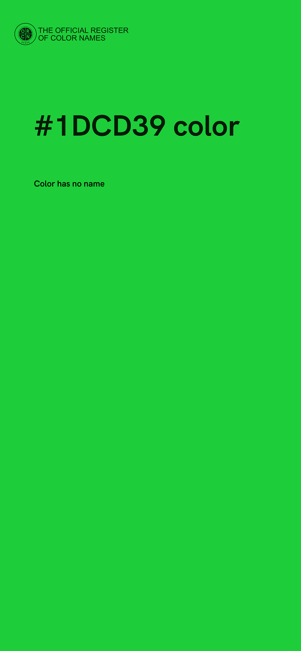 #1DCD39 color image