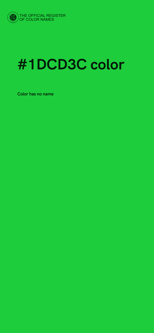#1DCD3C color image
