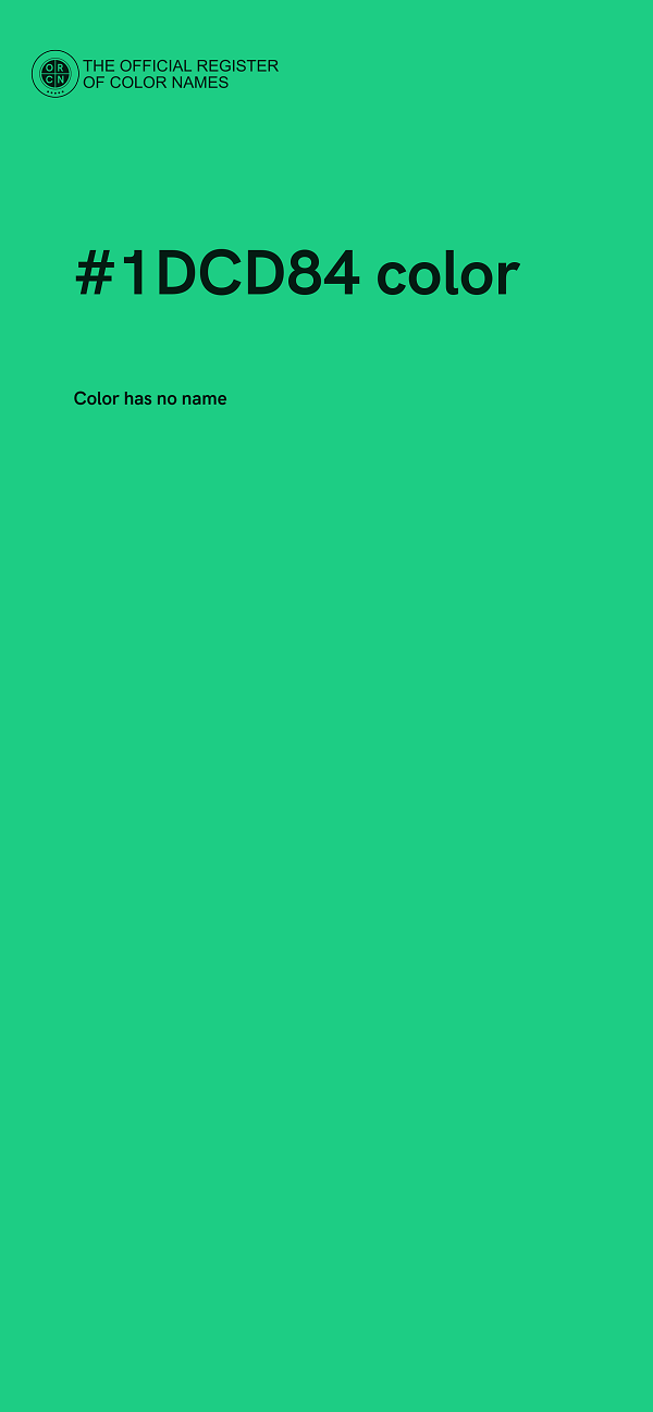 #1DCD84 color image