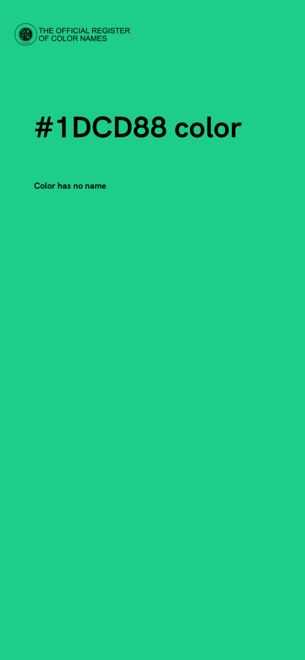 #1DCD88 color image