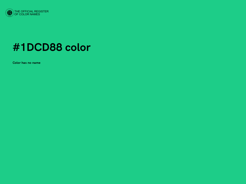#1DCD88 color image