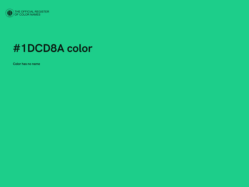 #1DCD8A color image