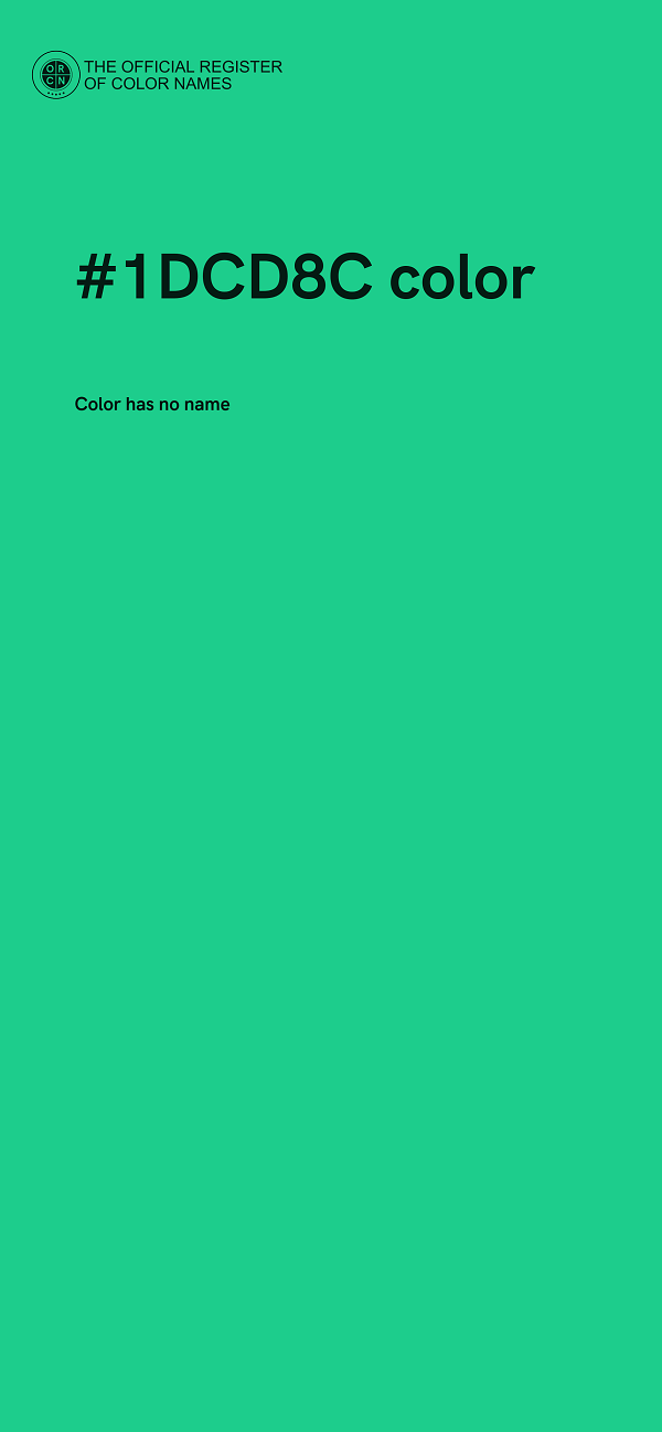 #1DCD8C color image