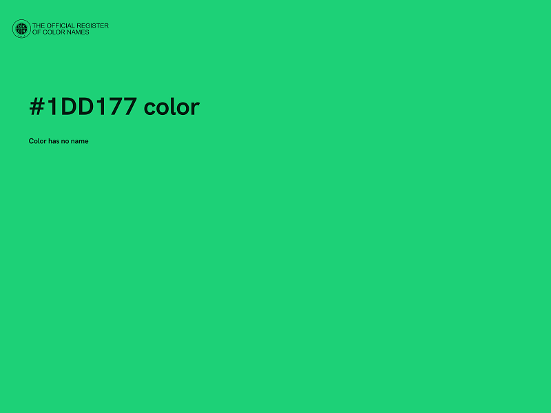 #1DD177 color image