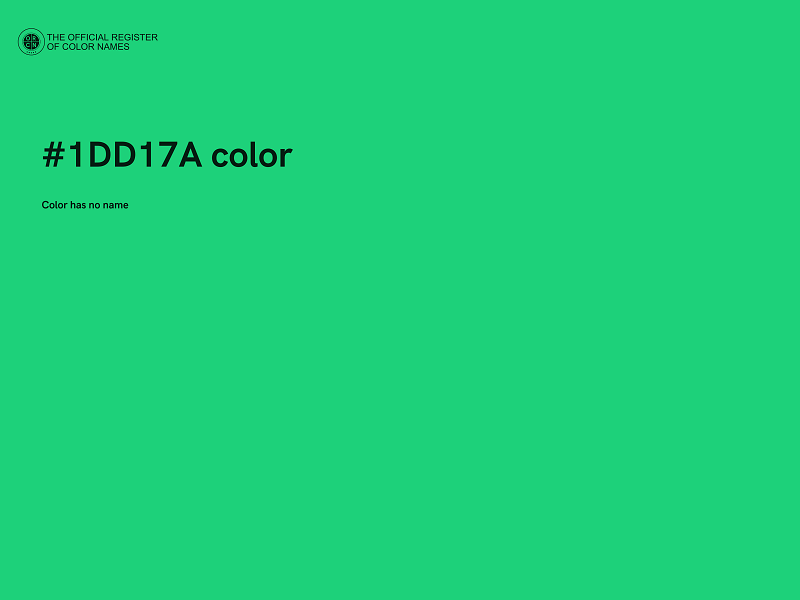 #1DD17A color image