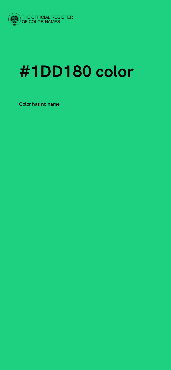 #1DD180 color image