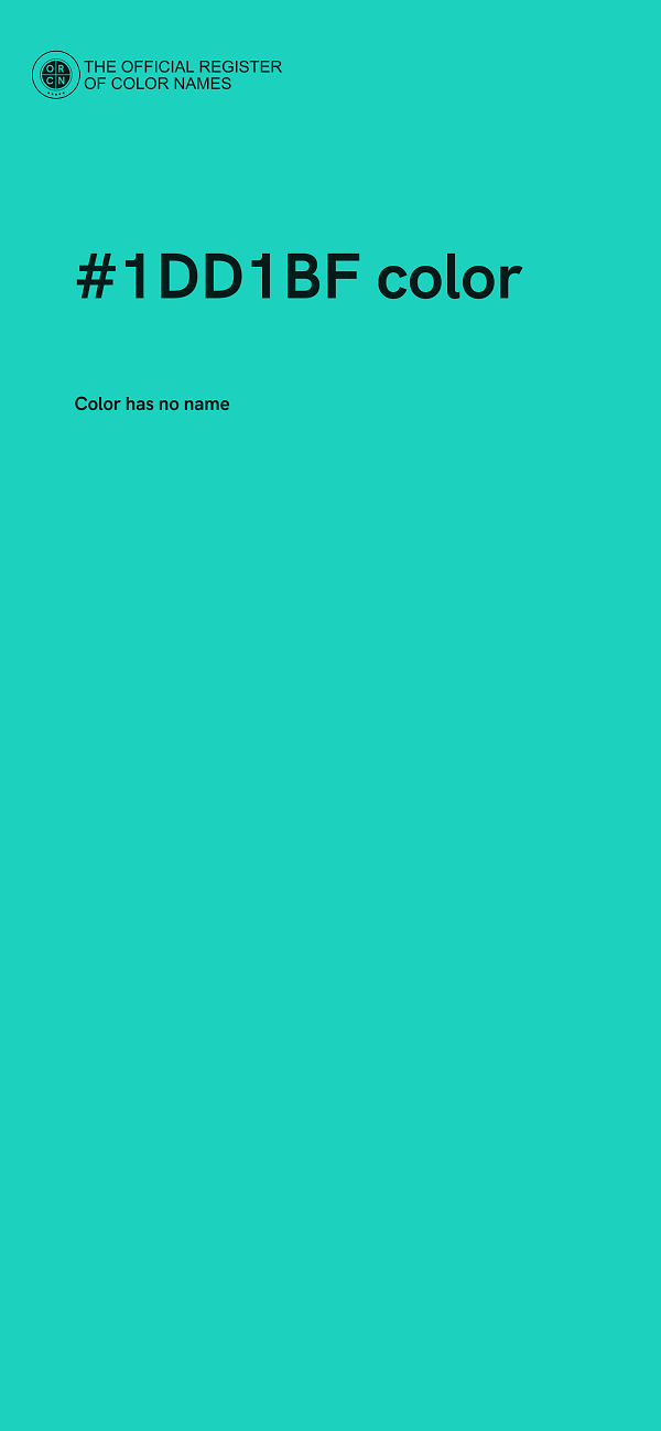 #1DD1BF color image
