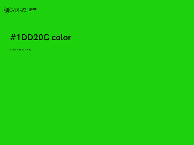 #1DD20C color image