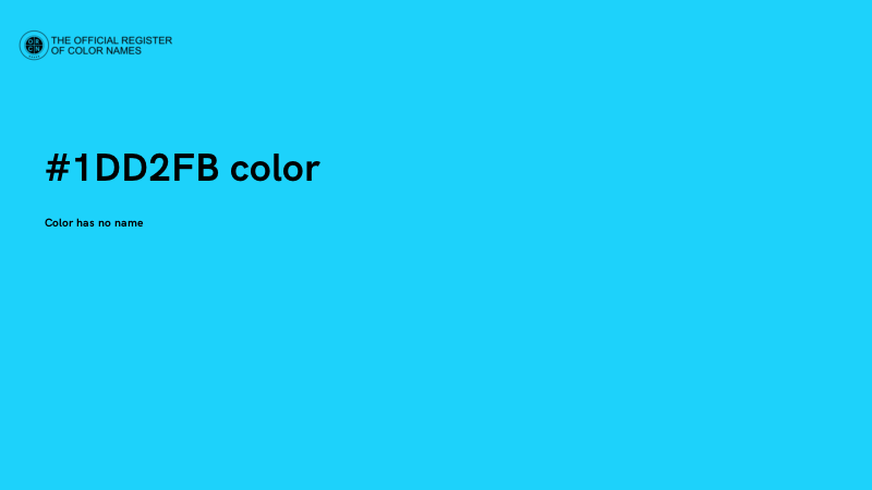 #1DD2FB color image