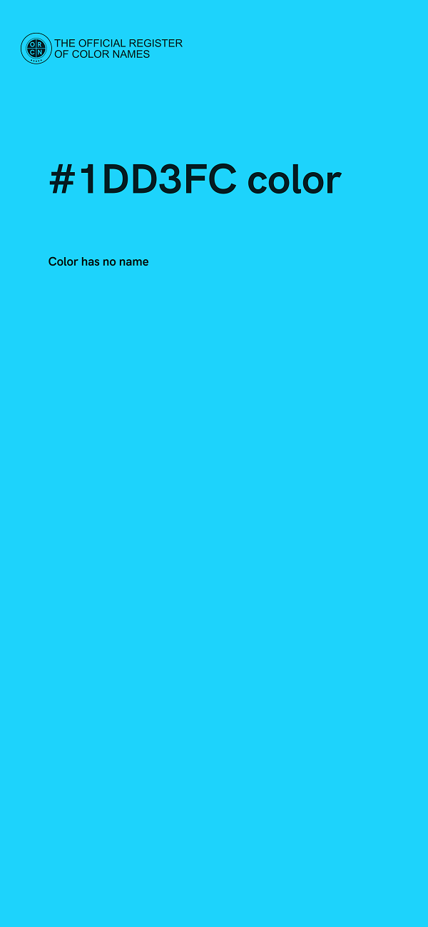 #1DD3FC color image