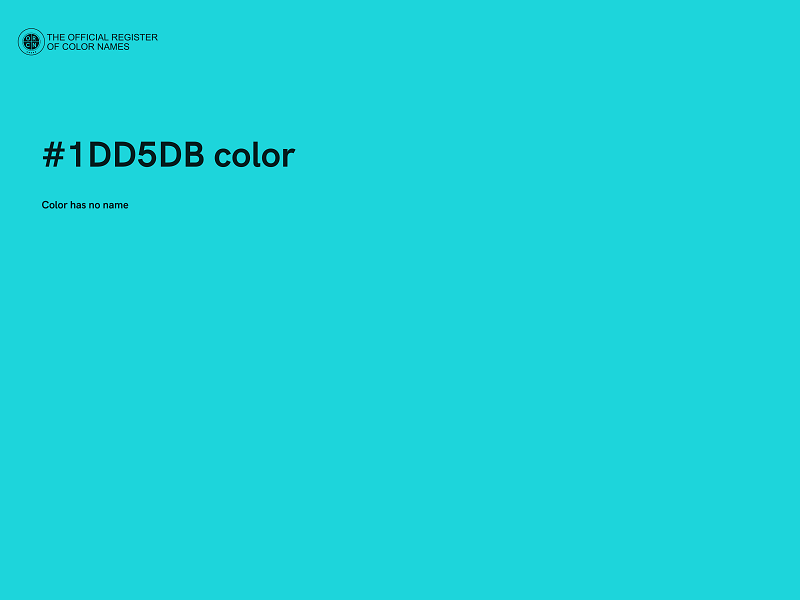 #1DD5DB color image