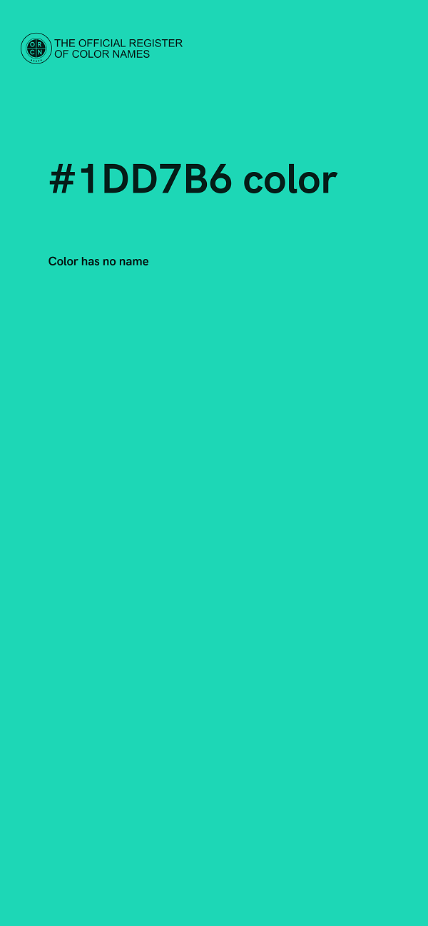 #1DD7B6 color image