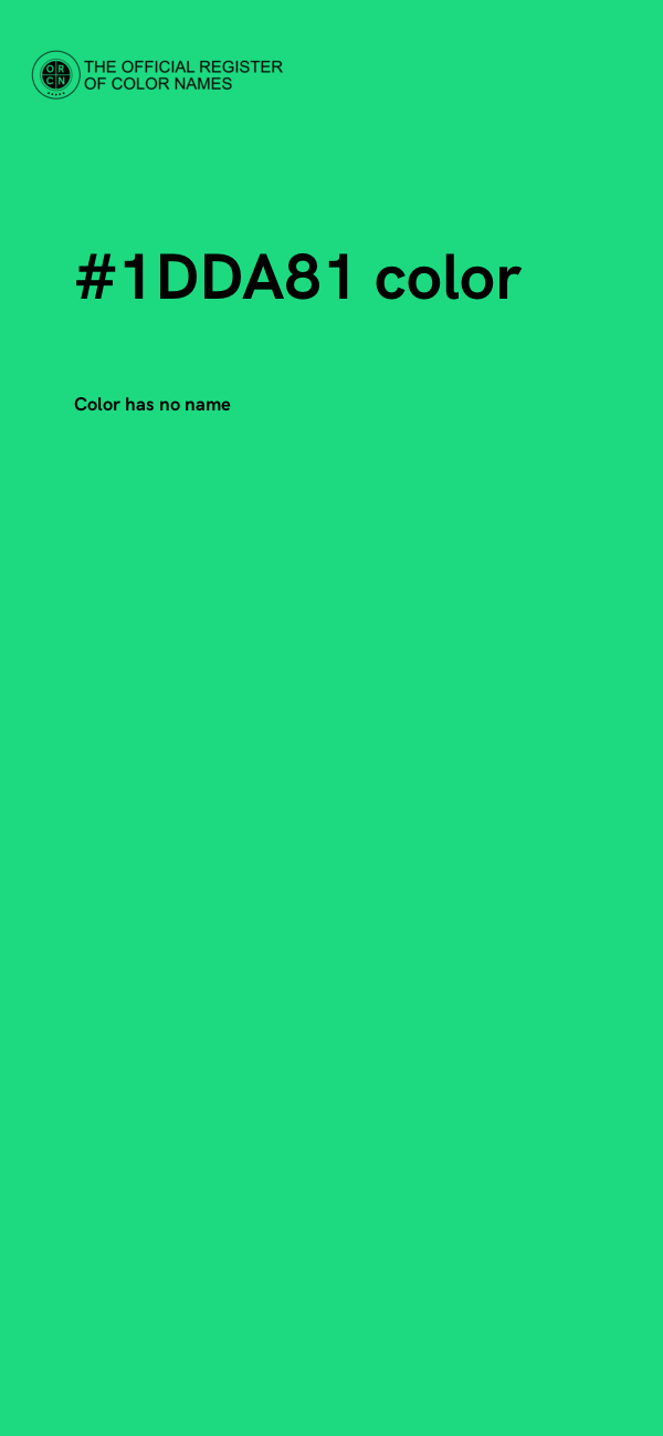 #1DDA81 color image