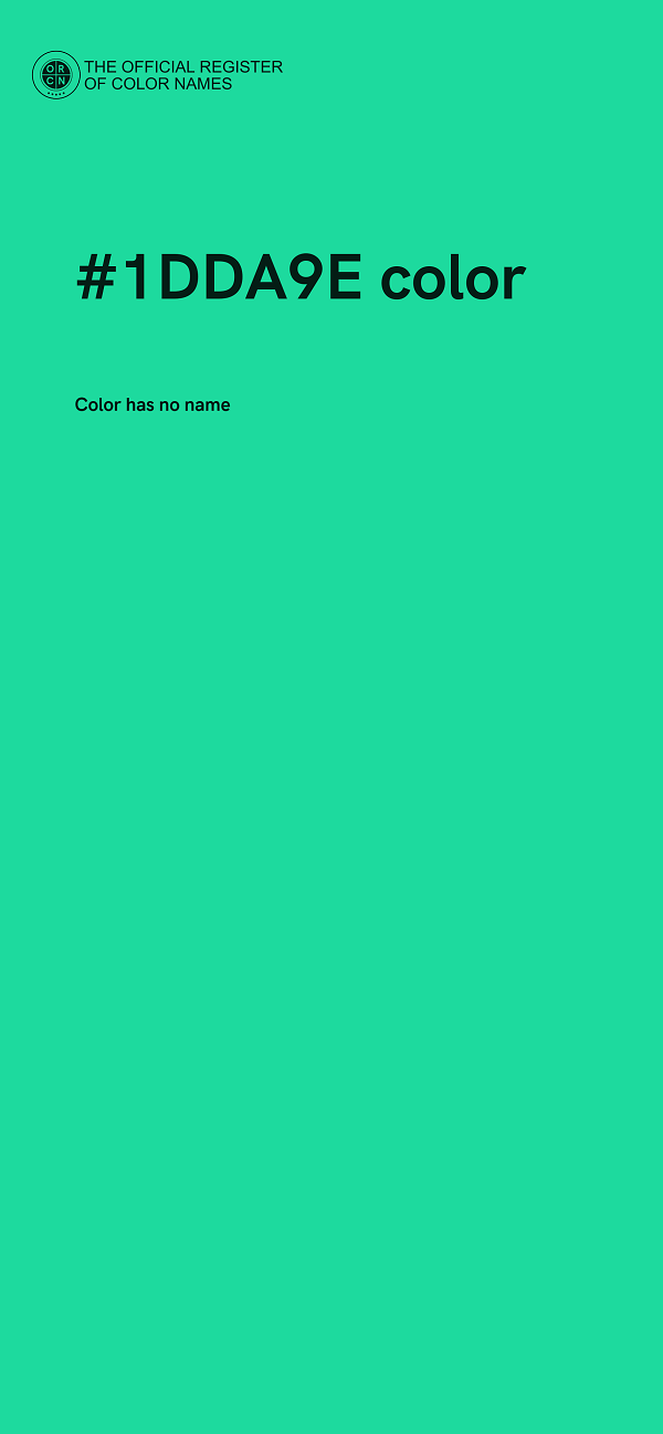 #1DDA9E color image