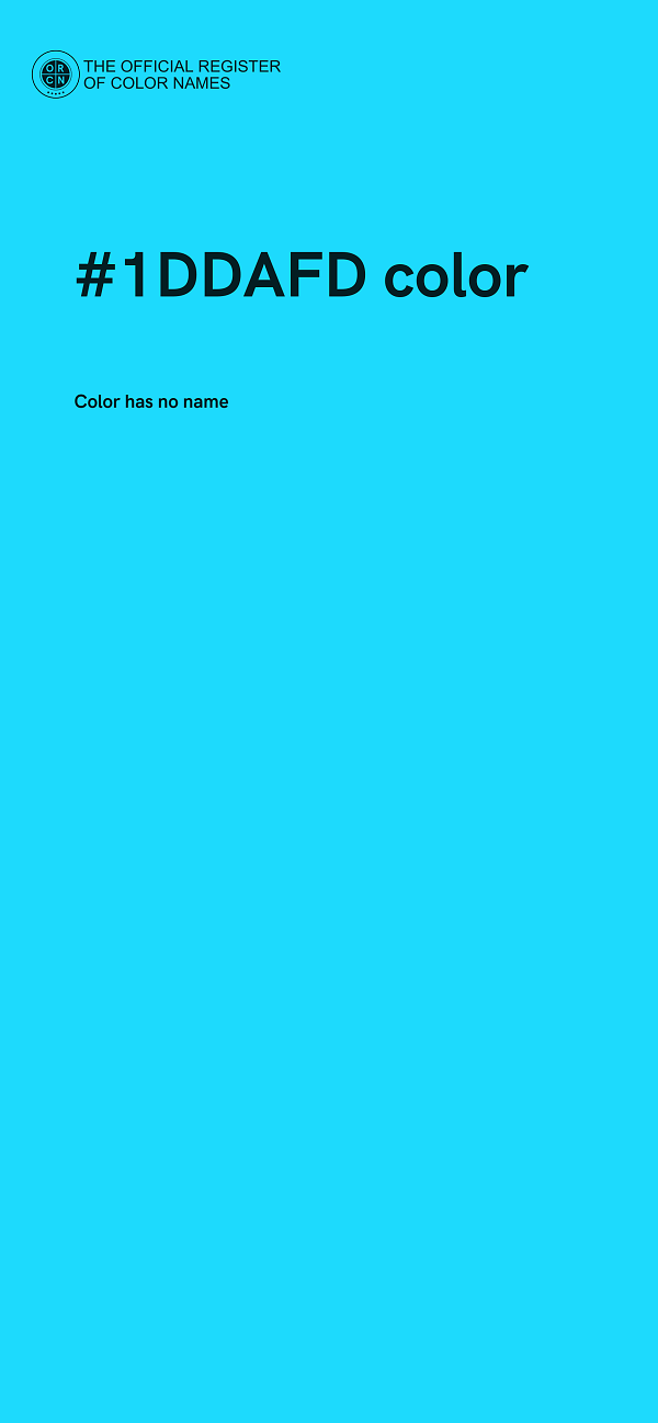 #1DDAFD color image