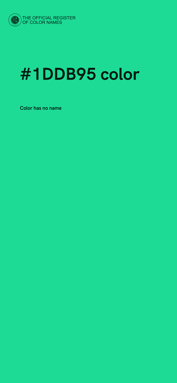 #1DDB95 color image