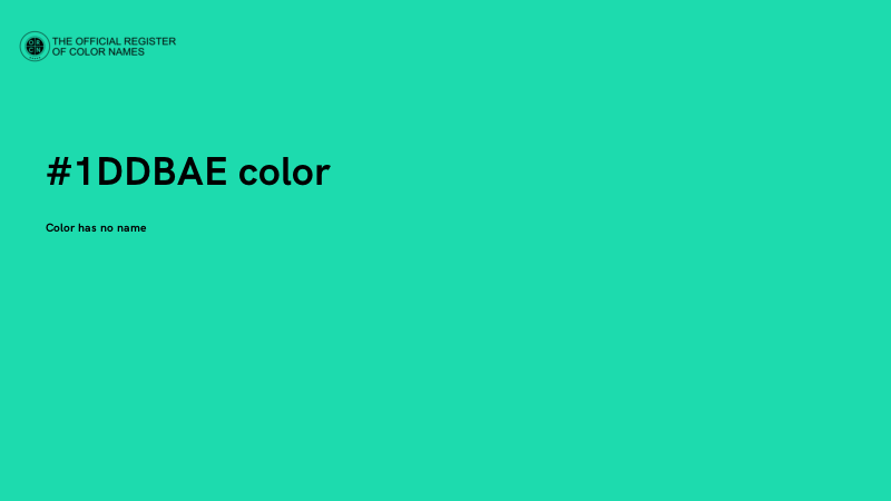 #1DDBAE color image