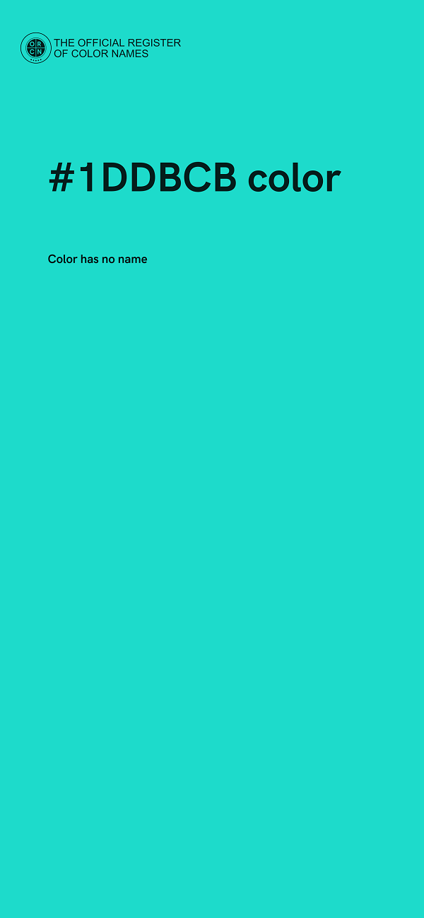 #1DDBCB color image