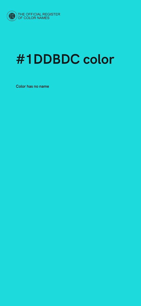 #1DDBDC color image