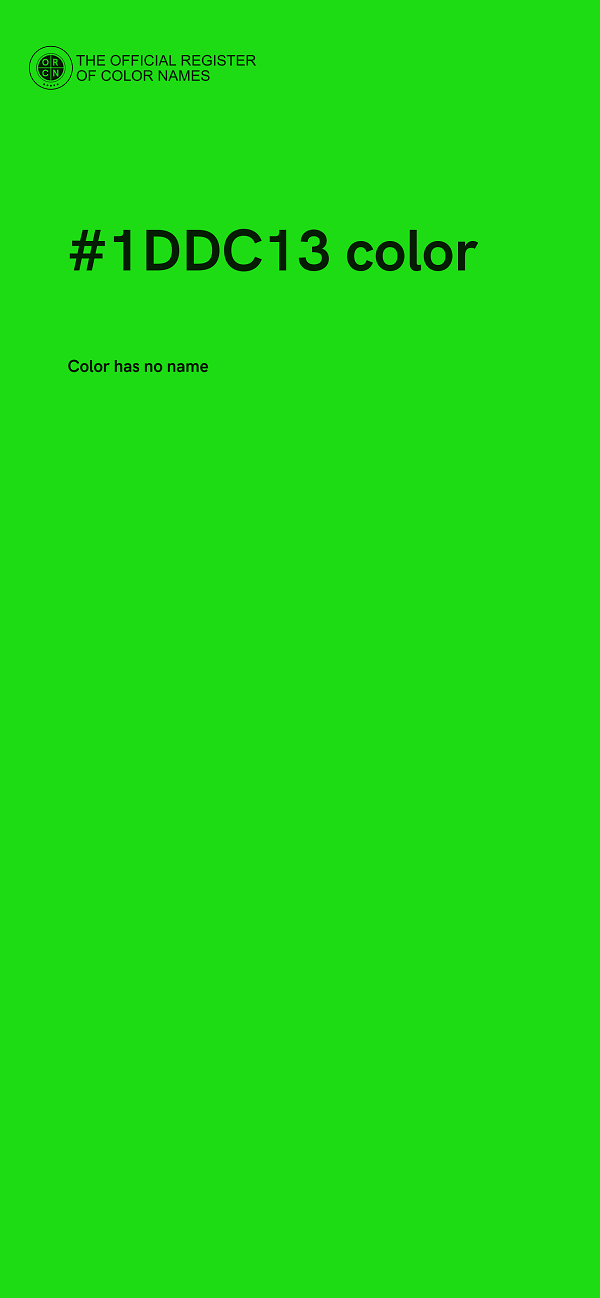 #1DDC13 color image