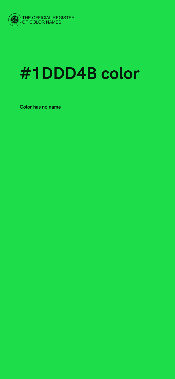 #1DDD4B color image
