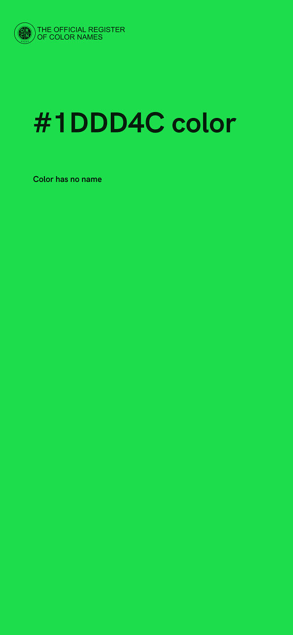 #1DDD4C color image