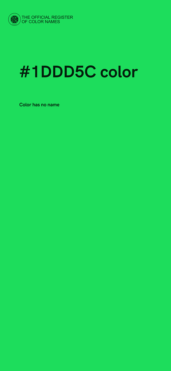 #1DDD5C color image