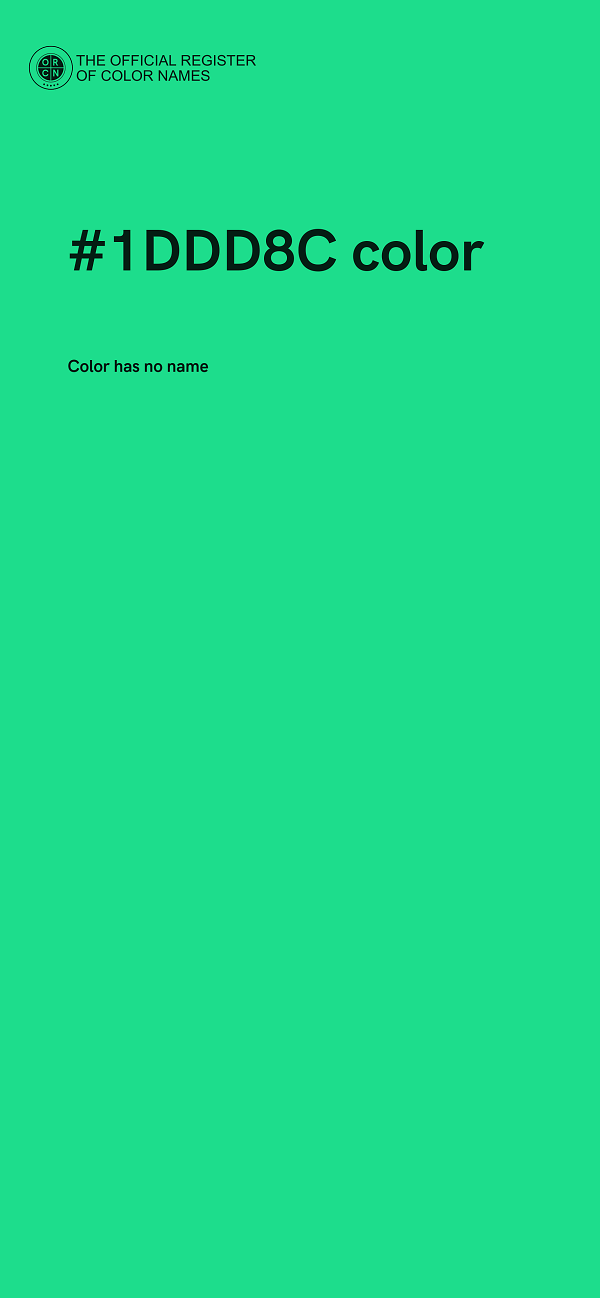 #1DDD8C color image