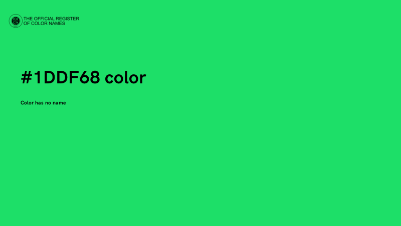 #1DDF68 color image