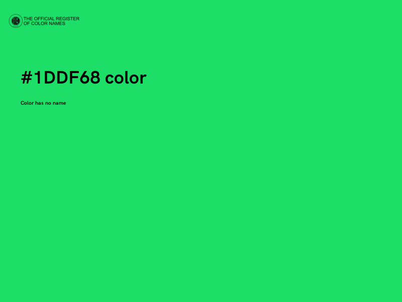#1DDF68 color image