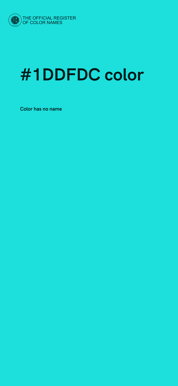 #1DDFDC color image