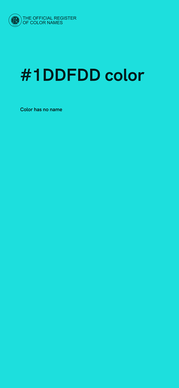 #1DDFDD color image