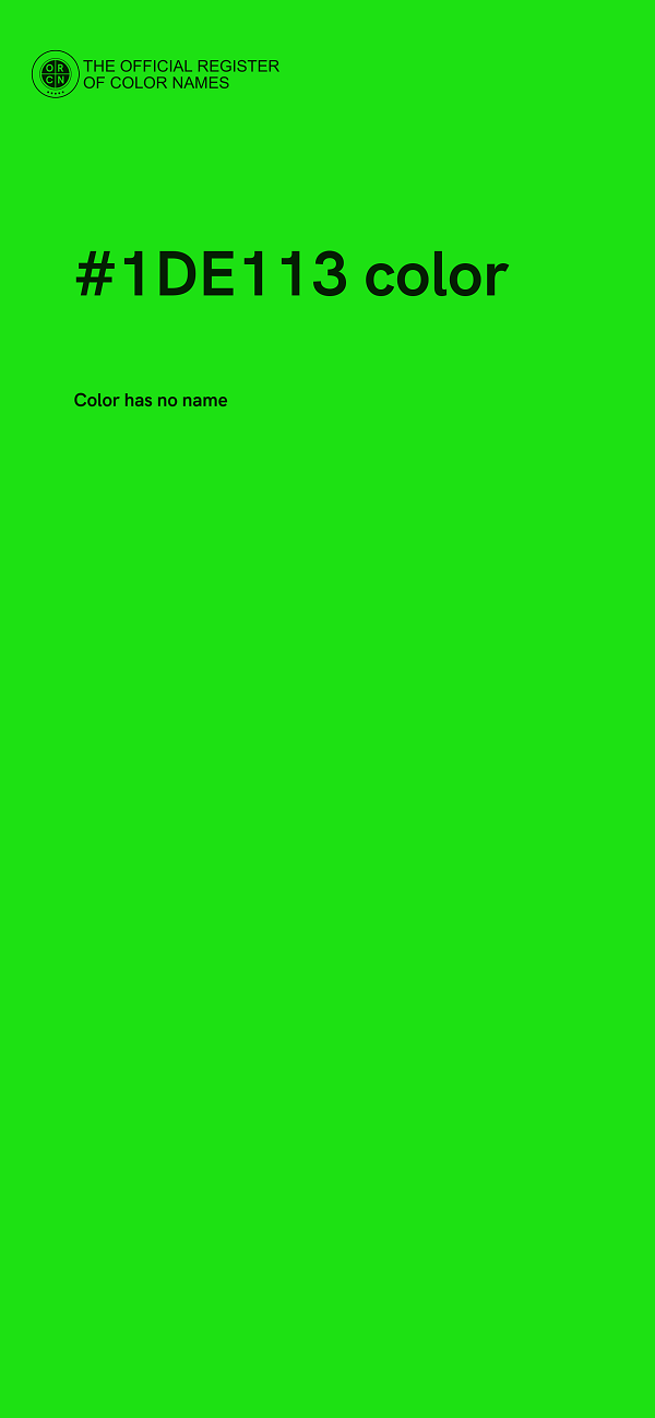 #1DE113 color image