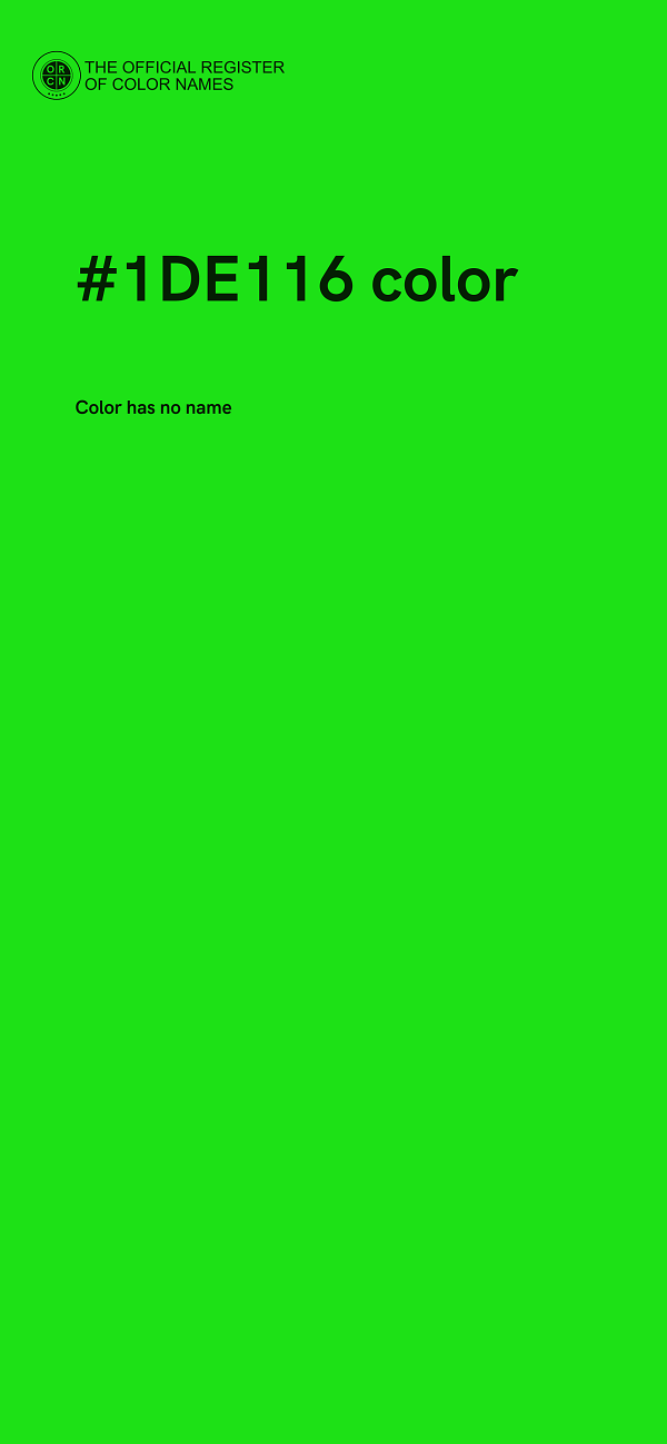 #1DE116 color image