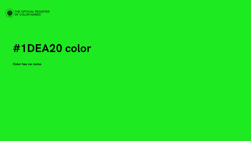 #1DEA20 color image