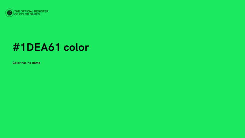 #1DEA61 color image