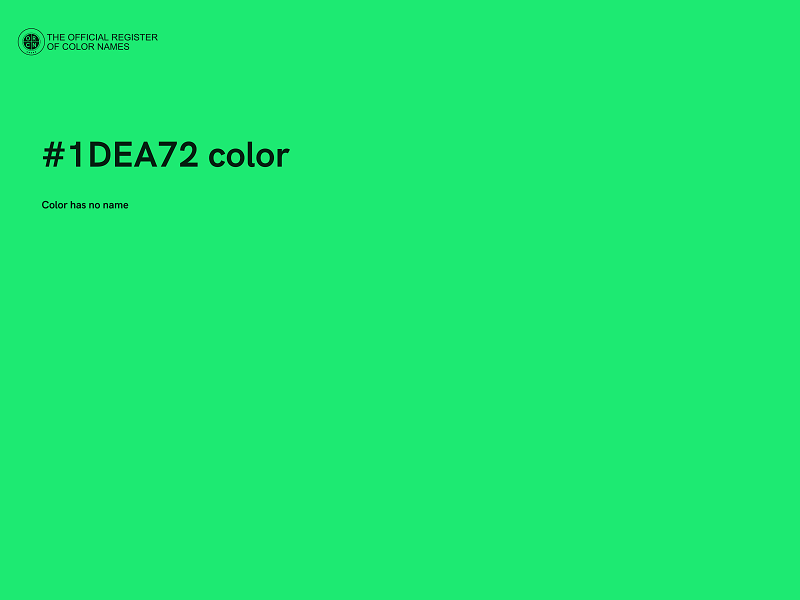 #1DEA72 color image