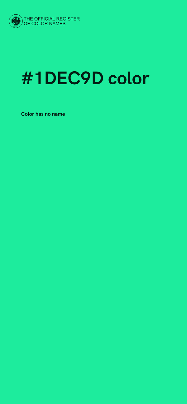 #1DEC9D color image