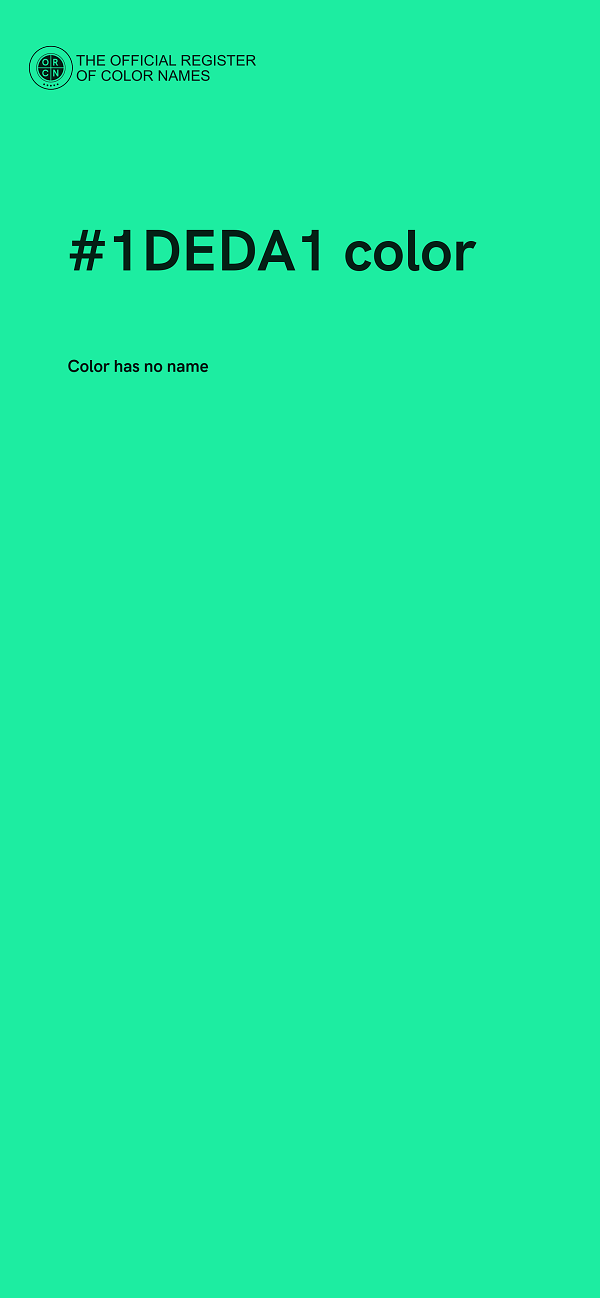 #1DEDA1 color image