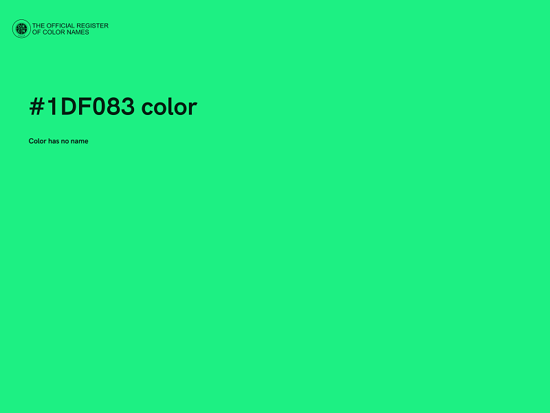 #1DF083 color image
