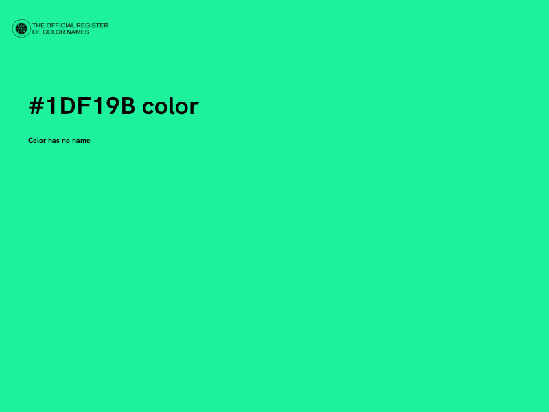 #1DF19B color image