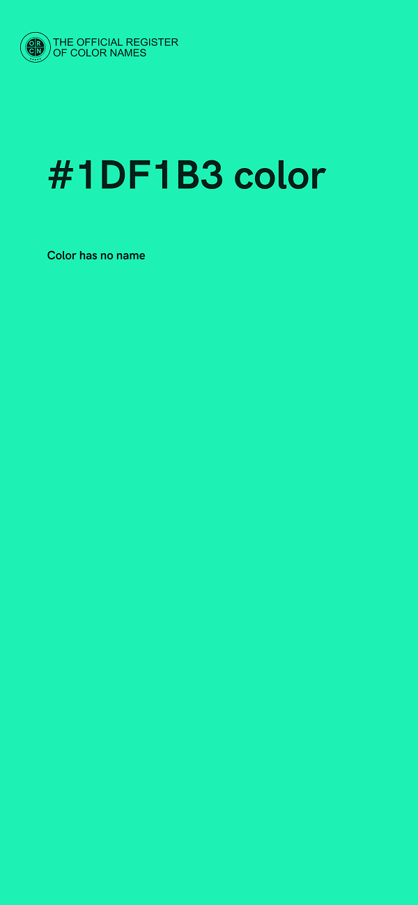#1DF1B3 color image
