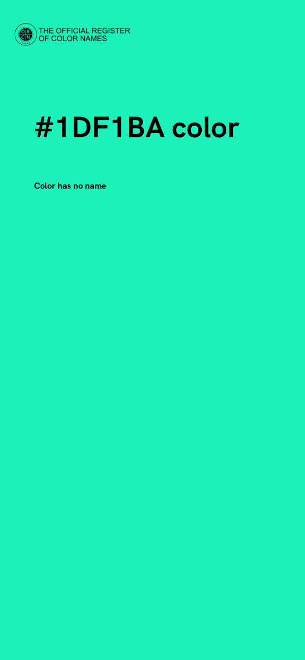 #1DF1BA color image