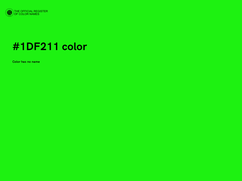 #1DF211 color image