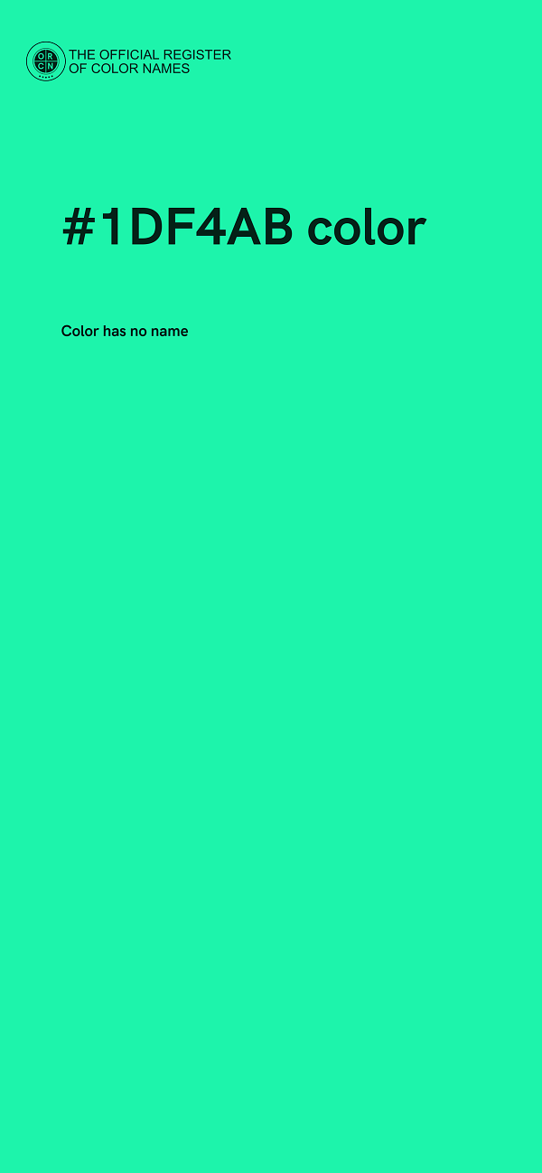 #1DF4AB color image