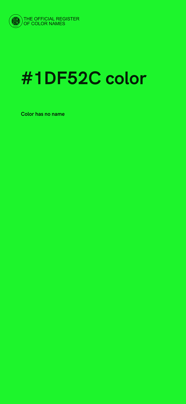 #1DF52C color image