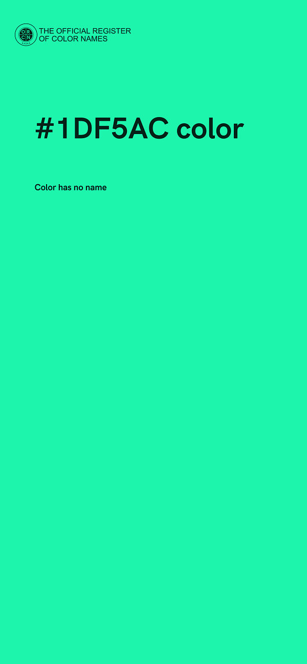#1DF5AC color image
