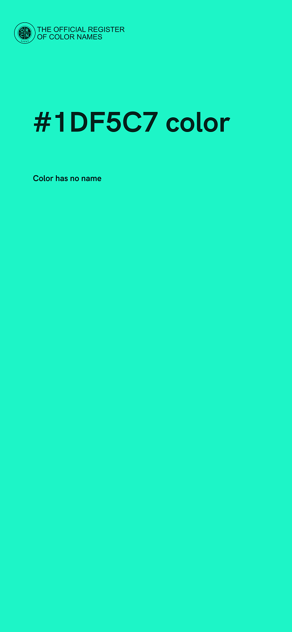 #1DF5C7 color image