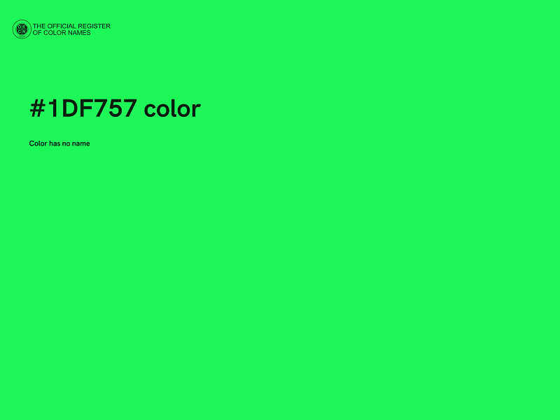 #1DF757 color image